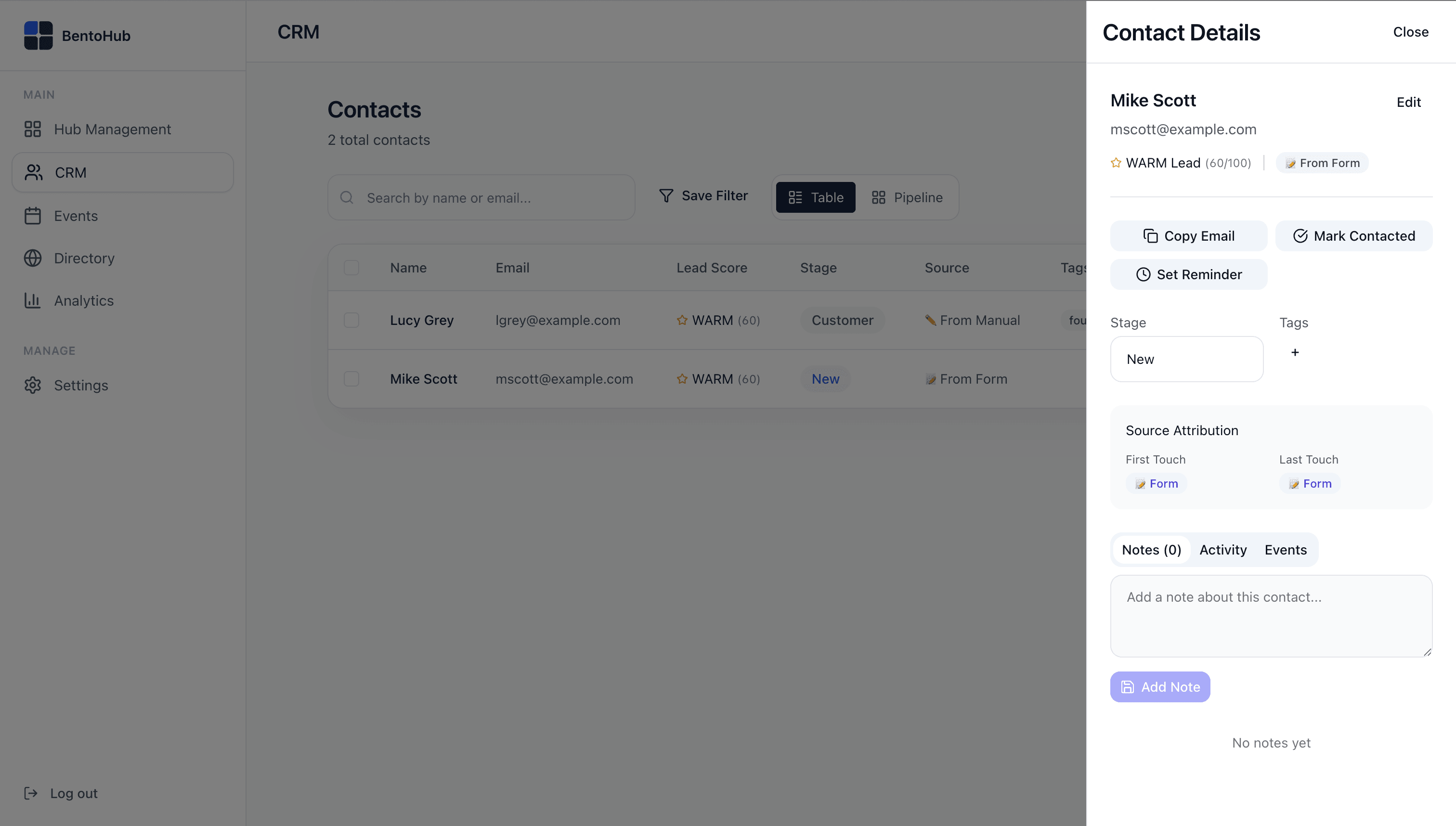 Step 3: Review activity timeline