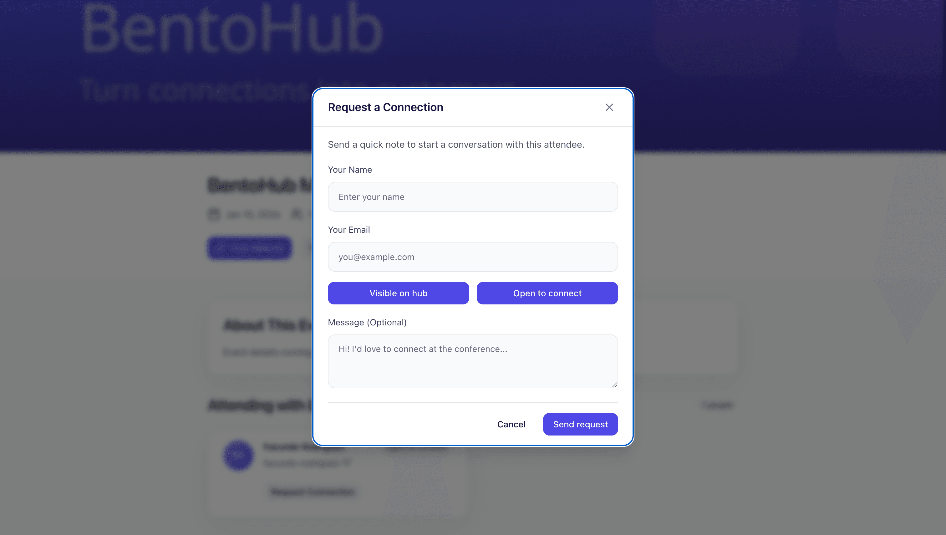 Step 5: Send a connection request